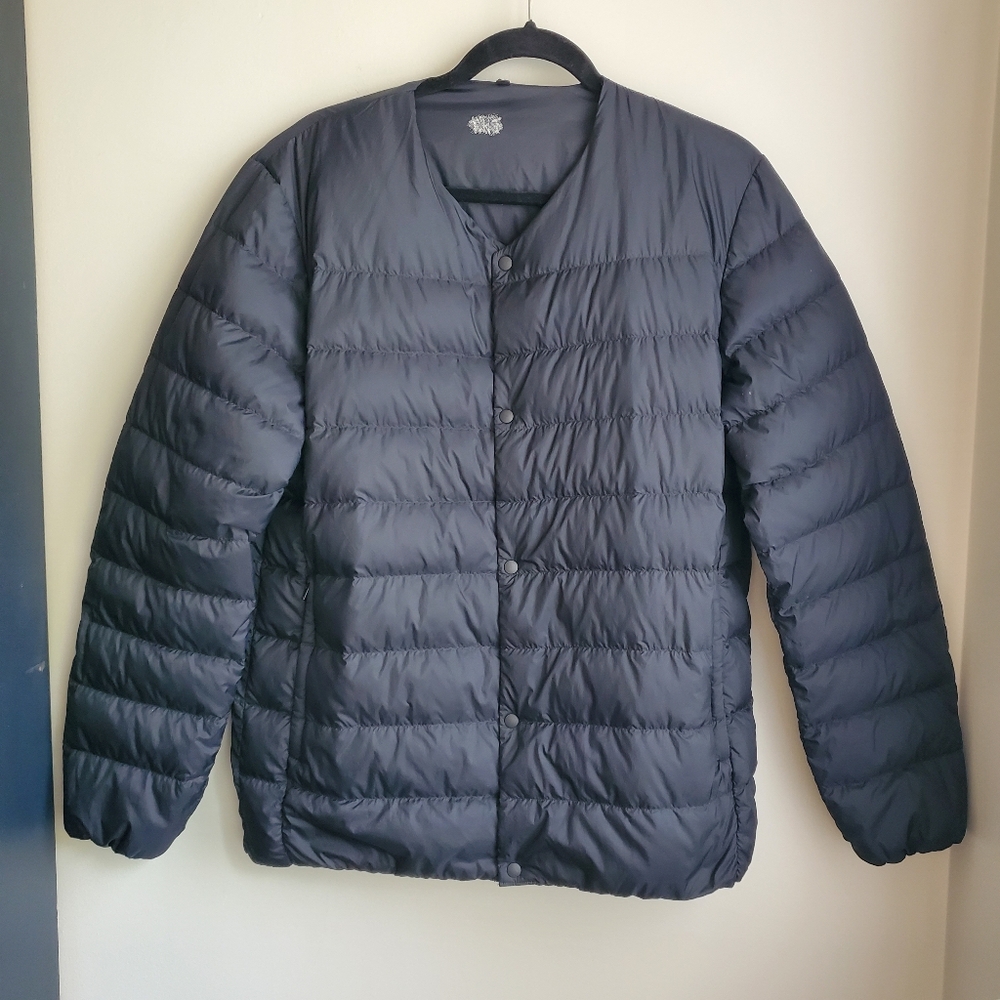 Muji Black Puffer Jacket